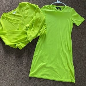 Theory Dress Size S And Sweater 25$ NWOT